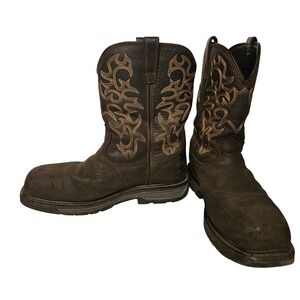 BRUNT‎ Vastbinder Work Boots Mens 12 M Brown Welted Composite Toe EH Rated